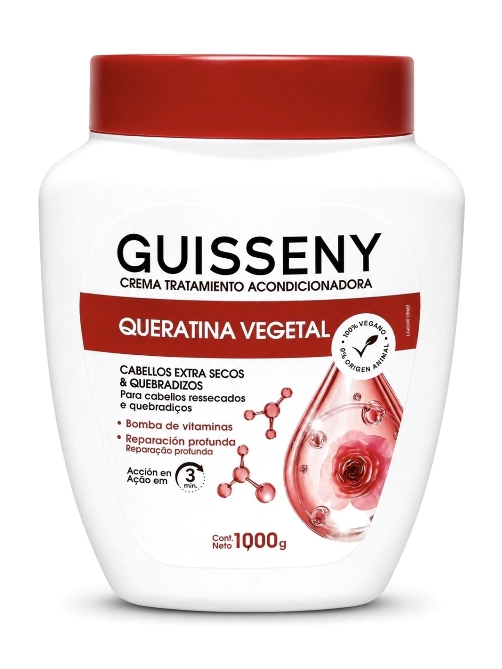 Mascara capilar keratina Vegetal Guisseny 1Kg